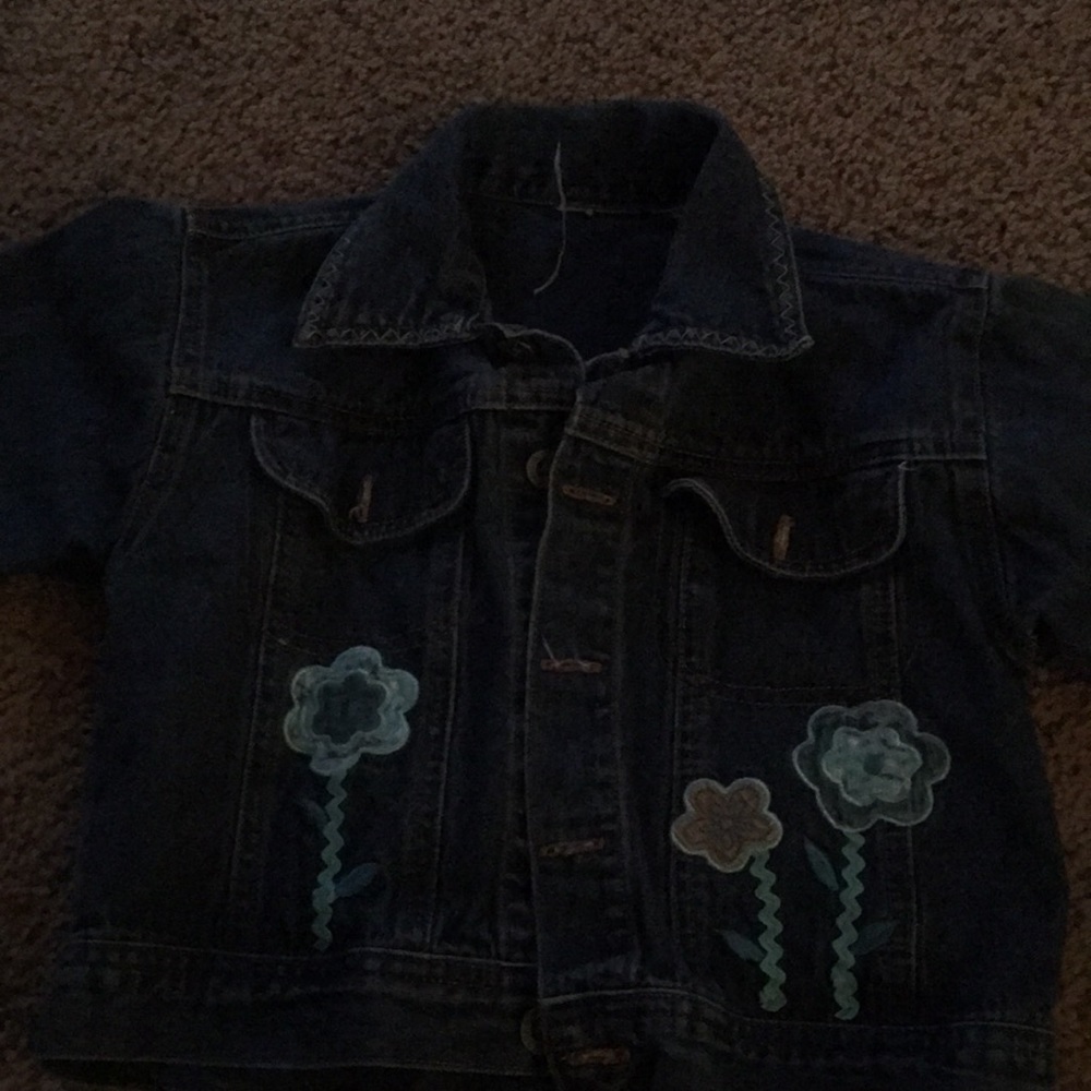Embroidered jean jacket